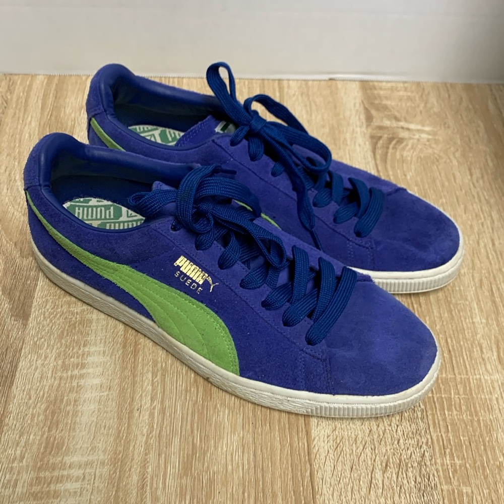 Puma Blue Suede men’s sneakers US size 10